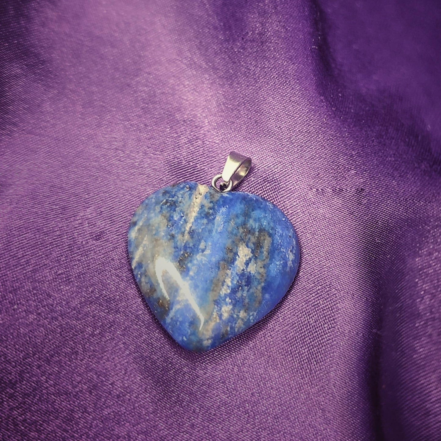 Pendentif Cœur Lapis Lazuli