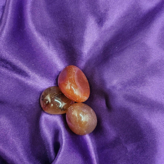 Pierres roulées en Cornaline